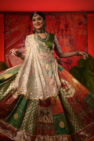 Royal Zari Embroidered Bridal Choli